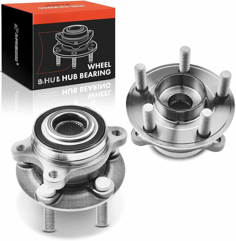 Wheel Bearing and Hub Assembly Pair for Ford Edge 2015-2020, Fusion 2017-2019, Lincoln MKX 2016-2018, Nautilus 2019-2020