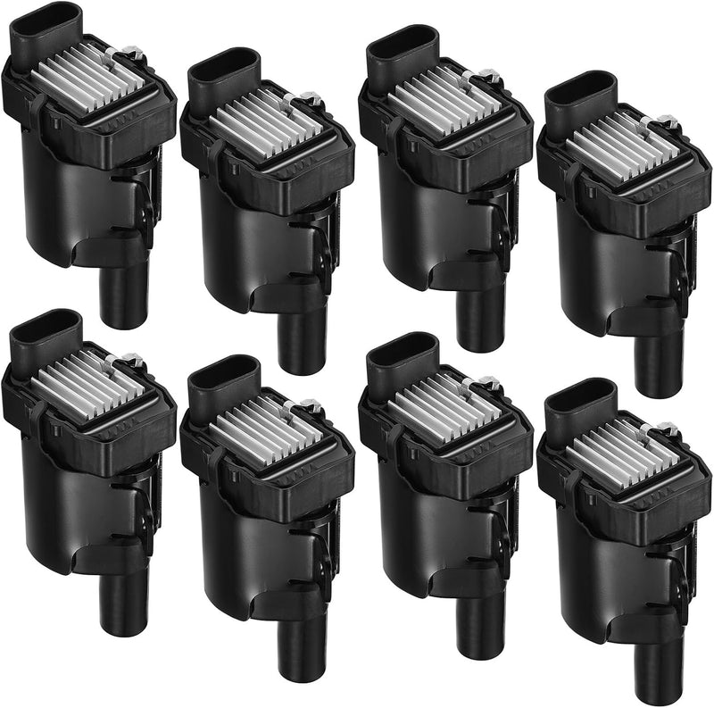 Ignition Coils for Chevy, Buick, Cadillac GM 4.8L to 8.1L V8, 8 Coils, Replaces UF262