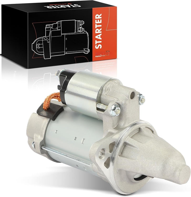 Starter Motor for Subaru Outback 2010-2014, Legacy 2010-2014, Tribeca 2008-2014, 3.6L H6, 12V 1.6KW 9-Tooth CCW