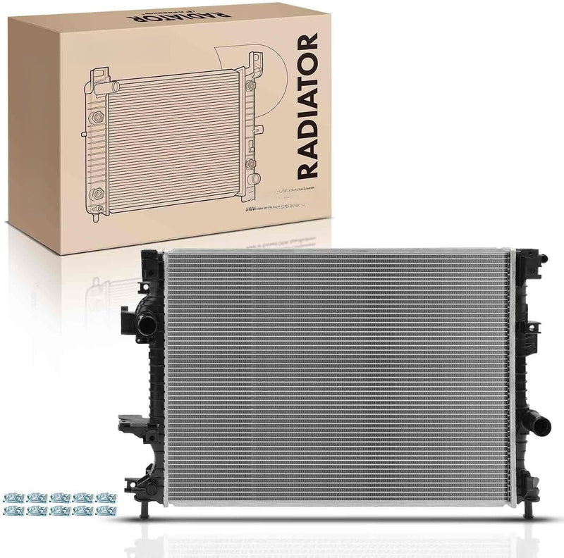 Engine Coolant Radiator for Ford Fusion 2017-2020, Lincoln MKZ 2017-2020, 2.0L Turbo