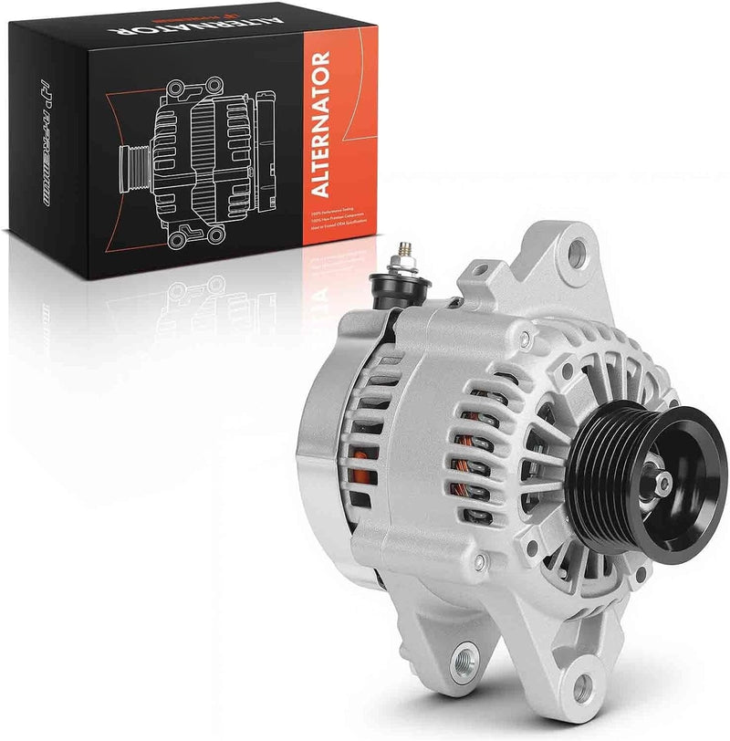 Alternator for Toyota Tacoma 2005-2006 2.7L, 12V 80A, 7-Groove Pulley