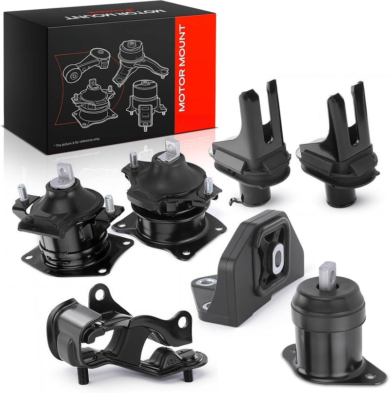 Engine, Transmission and Suspension Mount Kit for Acura TL 2004-2006, 3.2L, Automatic Transmission, Set of 7