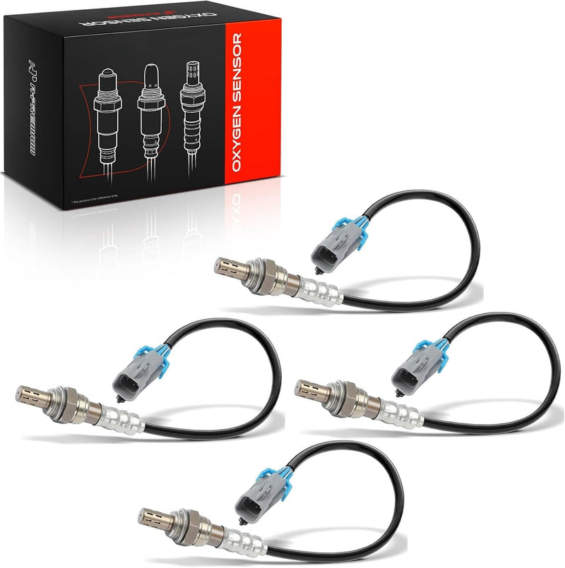 Upstream and Downstream O2 Oxygen Sensors for Chevrolet Silverado 1500 2004-2005, Tahoe 2003-2005, GMC Sierra 1500 2003-2005