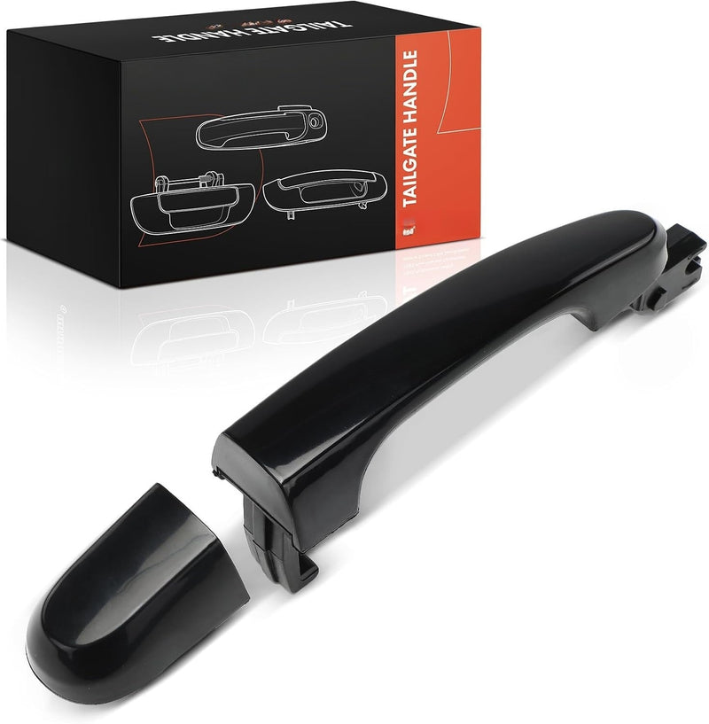 Rear Left Driver Side Exterior Door Handle for Kia Sportage 2005-2010, Black Paintable Finish, 1 Piece