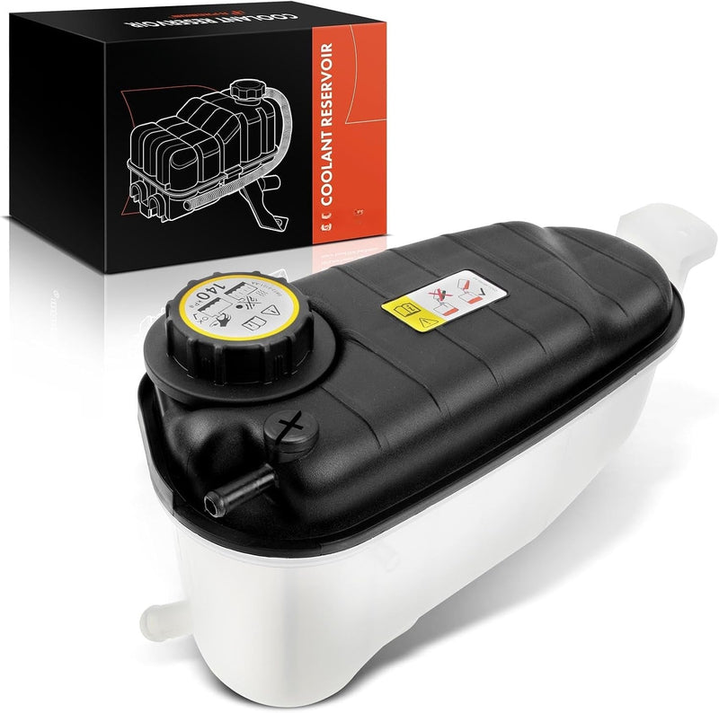 Pressurized Coolant Reservoir With Cap and Sensor for Jaguar F-Type 2014-2021, XK 2007-2015, XKR 2010-2015, 3.0L, 4.2L, 5.0L