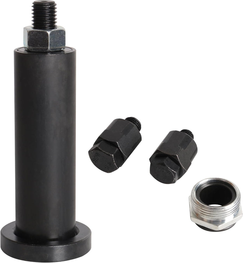 Crankshaft Puller Installer Tool for ATV, Motorcycle and Dirt Bike, M10 x 1.25mm and M12 x 1.25mm Adapters