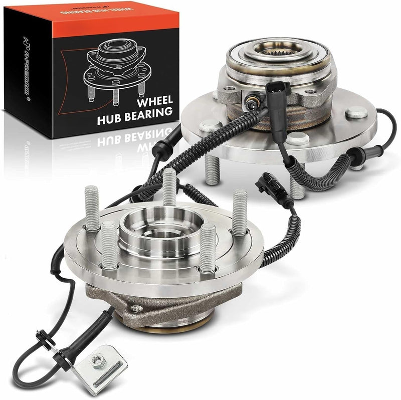 Front Wheel Bearing and Hub Assembly with ABS for Dodge Grand Caravan 2008-2020, Chrysler Town & Country 2008-2016
