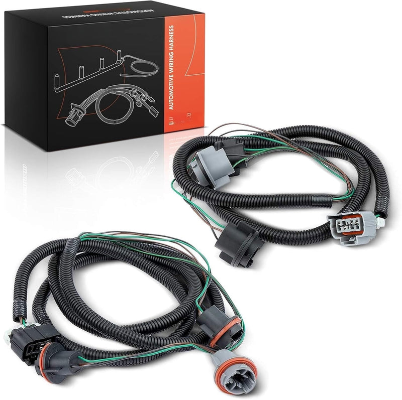 Rear Left and Right Tail Light Wiring Harnesses for Chevrolet Silverado 2500 HD, 3500 HD 2007-2014