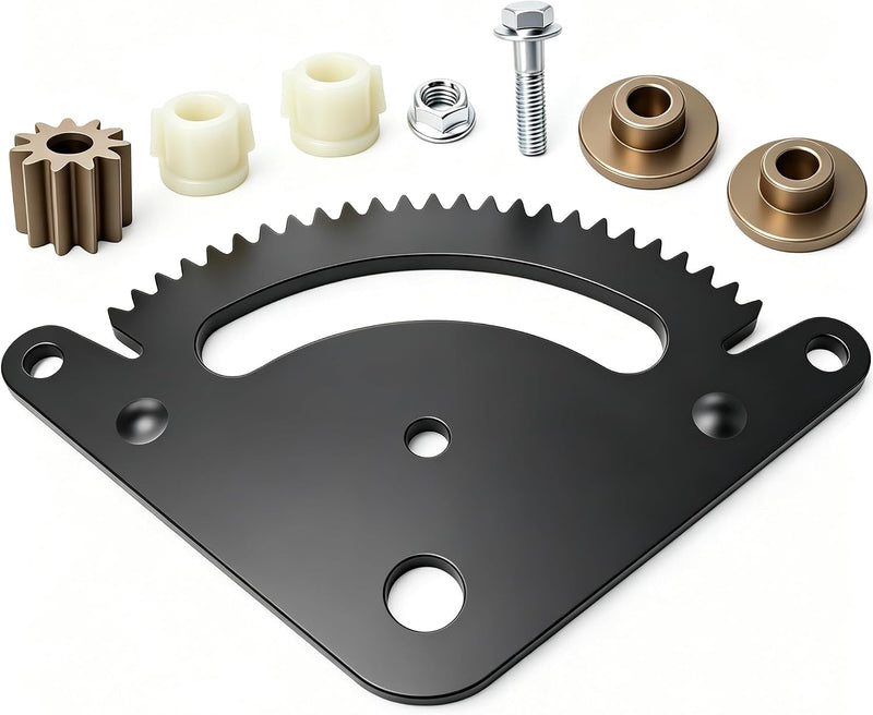 Steering Sector and Pinion Gear Kit for John Deere L105, L110, L118, L120, L130 Lawn Tractors, 25-Tooth, Replaces GX20052BLE