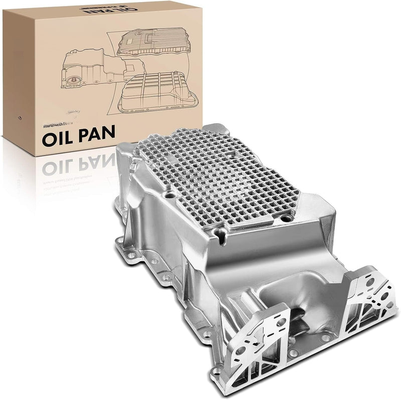 Aluminum Engine Oil Pan With Drain Plug for Ford Fusion 2006-2012, Escape 2009-2012, Mercury Milan 2006-2011 3.0L