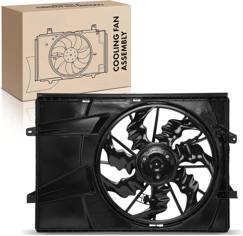 Radiator Cooling Fan Assembly with Brushless Motor for Kia Sorento 2021-2023 2.5L, Non-Turbo