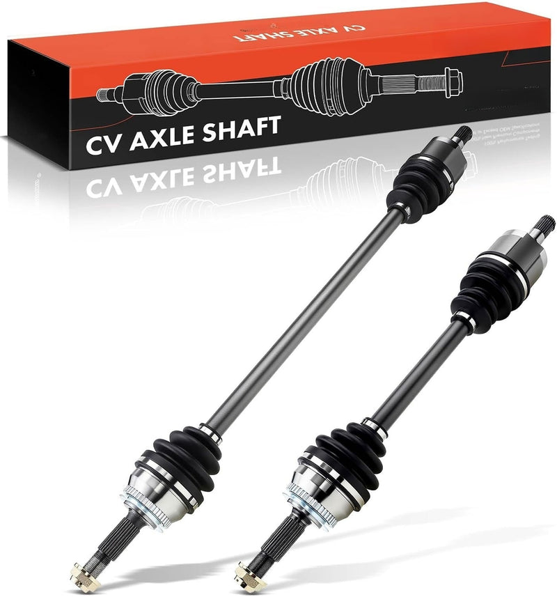 Front Left and Right CV Axle Shaft Assembly Pair for Hyundai Elantra 2001-2006, Tiburon 2003-2008, Kia Spectra 2004-2005
