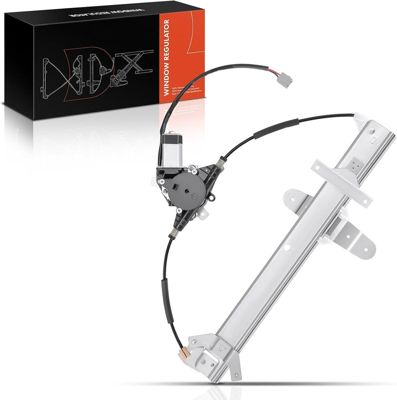 Rear Left Driver Side Power Window Regulator with Motor for Ford Crown Victoria 1992-2011, Mercury Grand Marquis 1992-2011