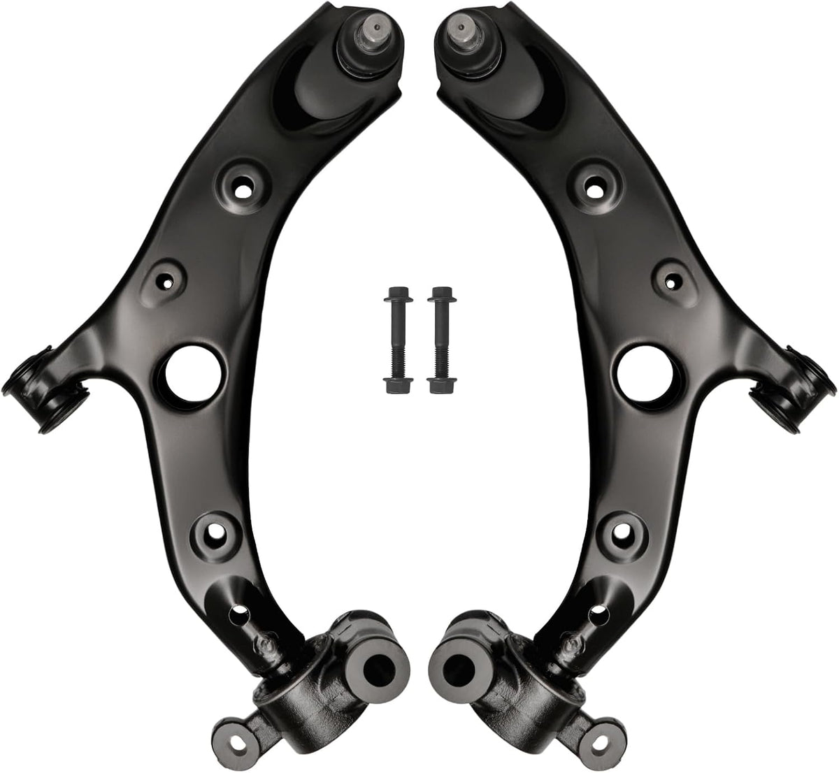 2Pc Suspension Front Lower Control Arm and Ball Joint Assembly Fit for 2014-2018 Ma-Zda 3, 14-18 Ma-Zda3 Sport (OE # K623508 K623509 521-205 521-206 B45A34350E B45A34300E B60S34350B B60S34300D)