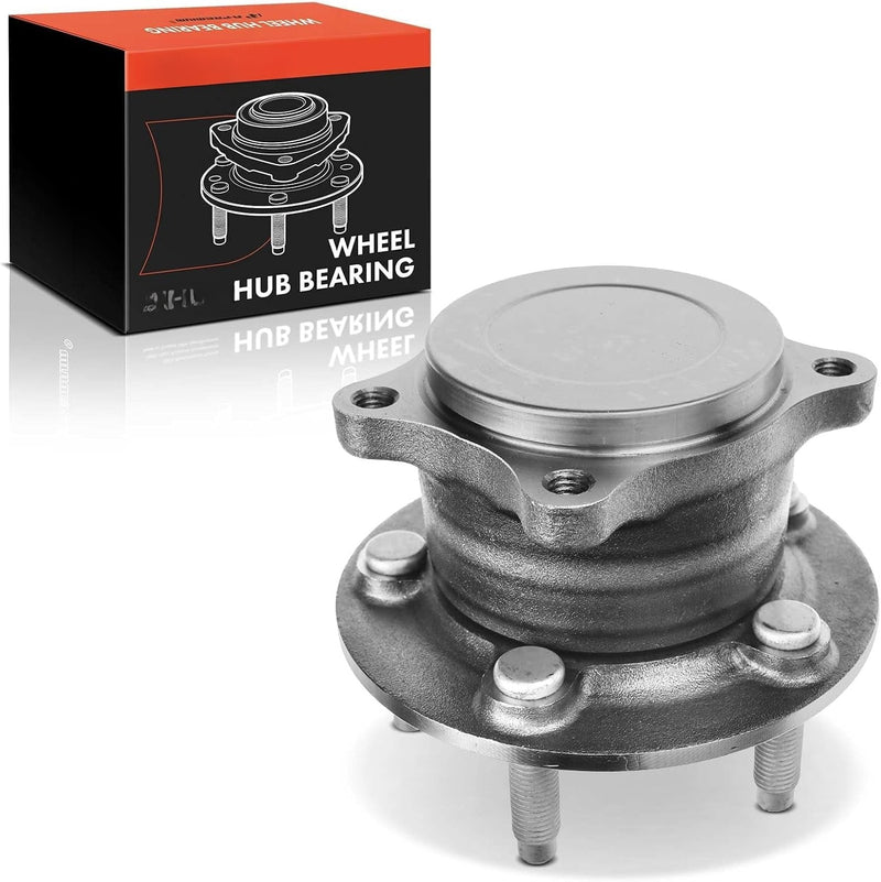 Rear Wheel Bearing and Hub Assembly, 5-Lug, for Chevrolet Cruze 2016-2019, 1.4L 1.6L, Left or Right