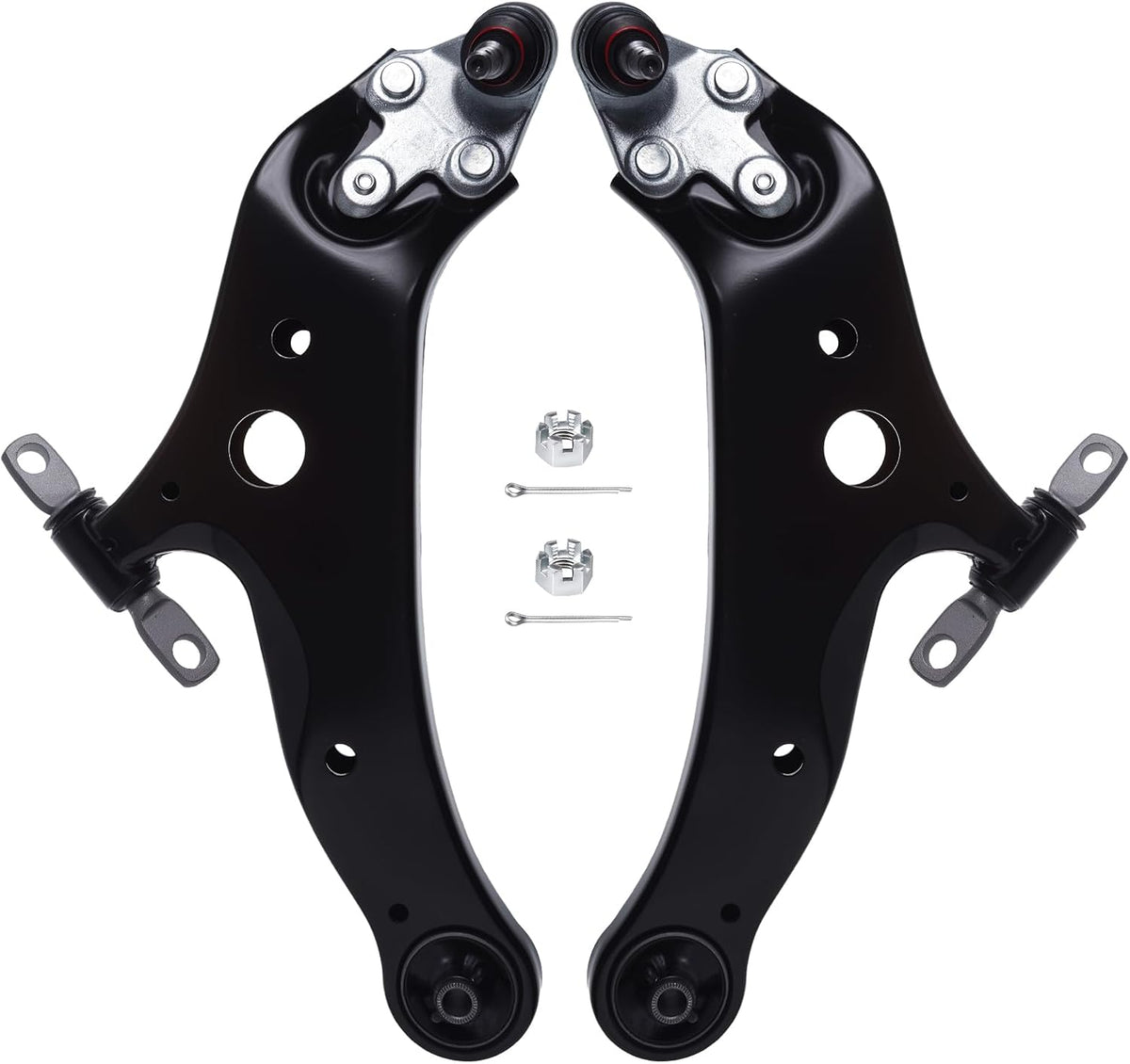 2Pc Front Lower Control Arm and Ball Joint Assembly (W/O Air Suspension) Compatible with 2010-2022 Le-Xus RX350 RX350L Rx450H /08-19 To-Yota Highlander,09-16 Venza (Replace # K622944 K622945)