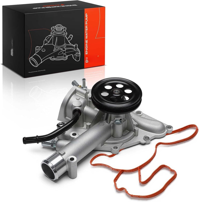 Engine Water Pump with Gasket for Ram 1500 2019-2024 (Mild Hybrid MHEV Only), Jeep Wagoneer 2022-2023, V8 5.7L