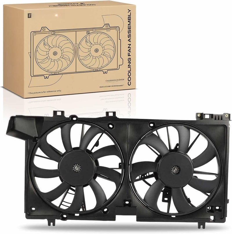 Radiator Cooling Fan Assembly for Subaru Legacy 2015-2019, Outback 2015-2019, 2.5L, Dual Fans with Shroud