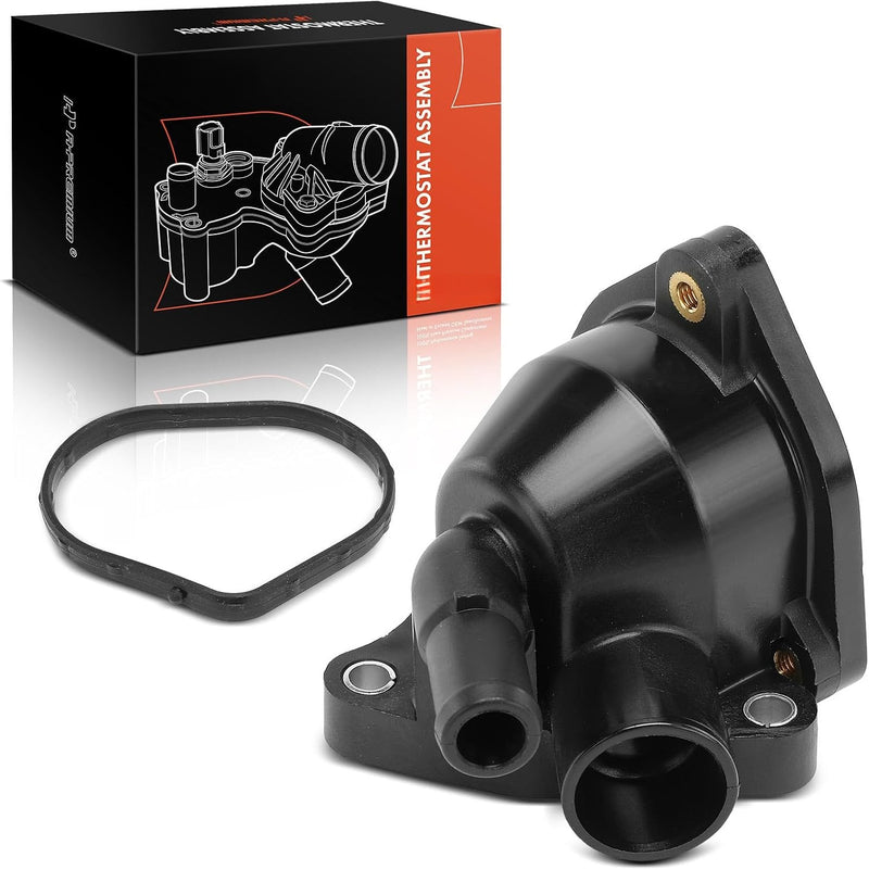 Lower Thermostat Housing Water Outlet with Seal for Honda CR-V 2002-2006 2.4L, Civic 2002 2.0L, Acura RSX 2002-2006 2.0L