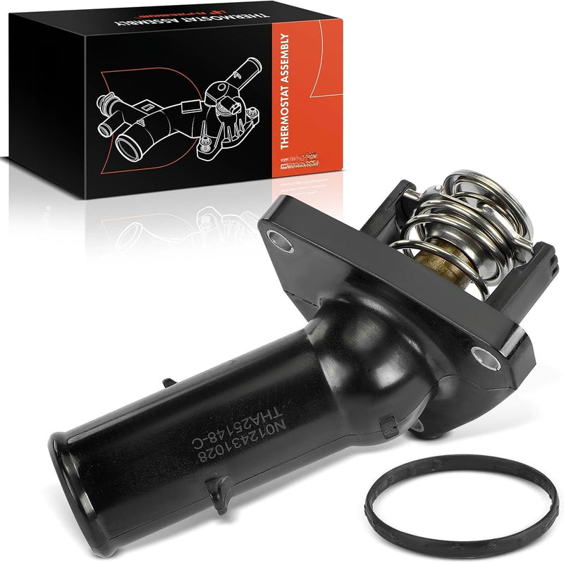 Thermostat Housing with Thermostat for Toyota 4Runner 2003-2022, Tacoma 2005-2015, Tundra 2005-2014, FJ Cruiser 2007-2014