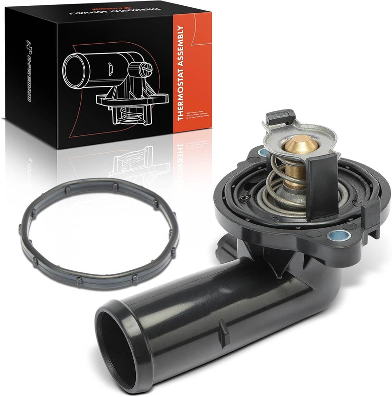 Thermostat Housing with Thermostat and Seal for Jeep Grand Cherokee 2011-2015, Wrangler 2012-2017, Wrangler JK 2018