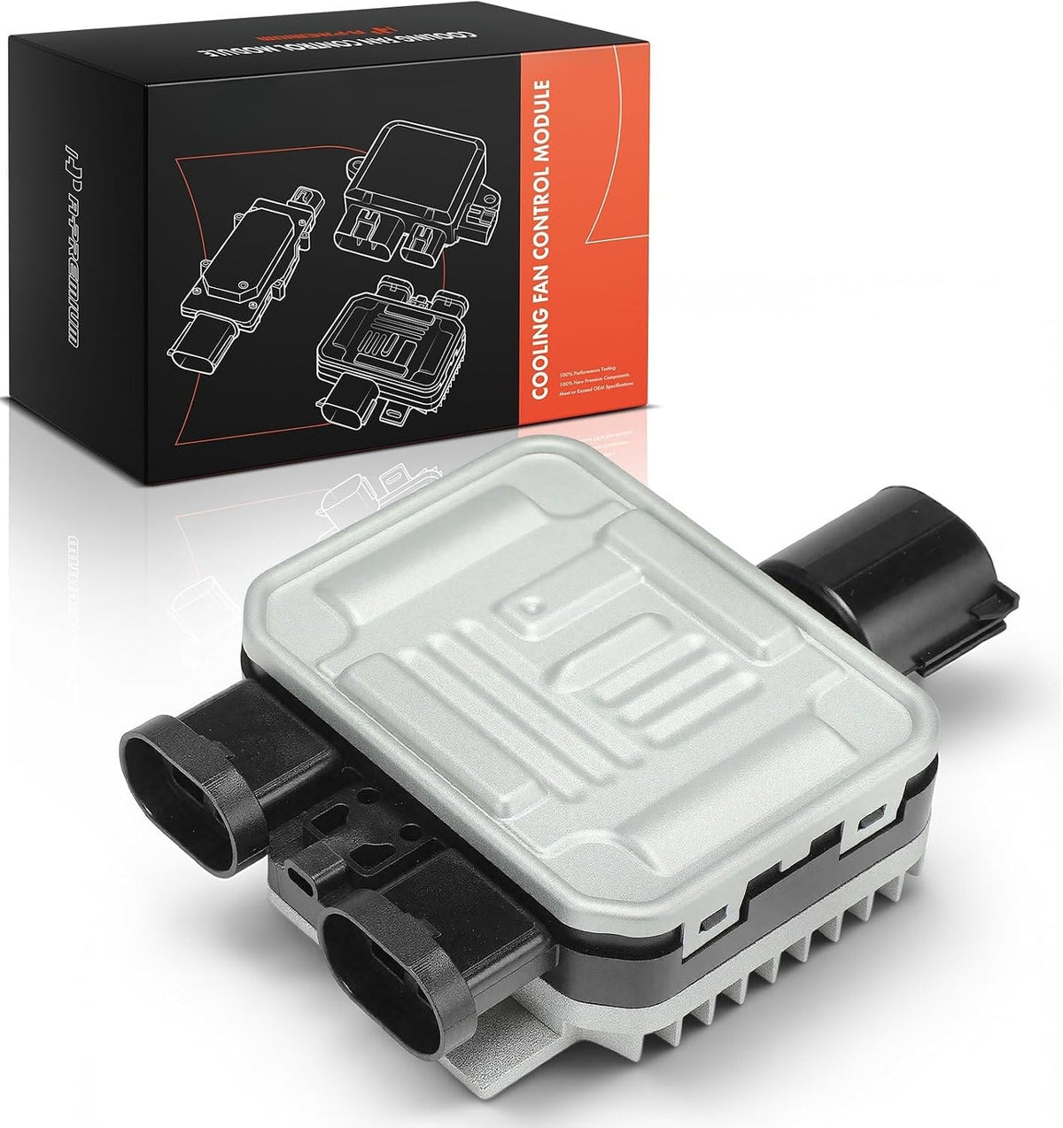 Radiator Cooling Fan Control Module for Ford Edge 2007-2014, Lincoln MKX 2007-2015, Volvo XC60 2010-2016, XC70 2009-2015, S80 2008-2015