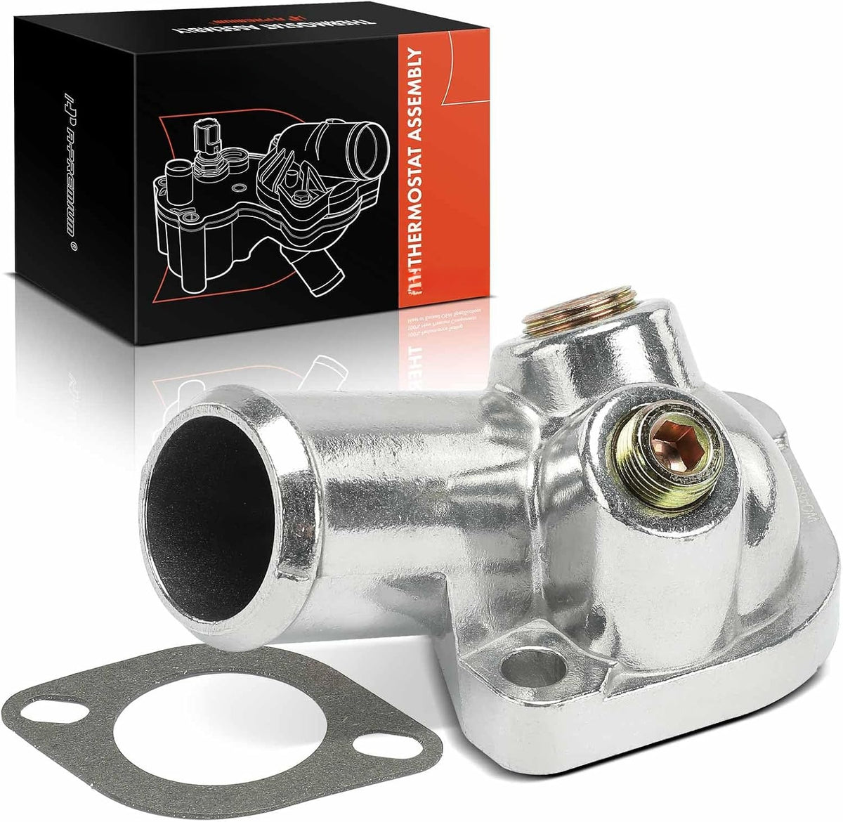 Engine Coolant Thermostat Housing for Classic GM Cars, Trucks and Vans, Replaces 14088753