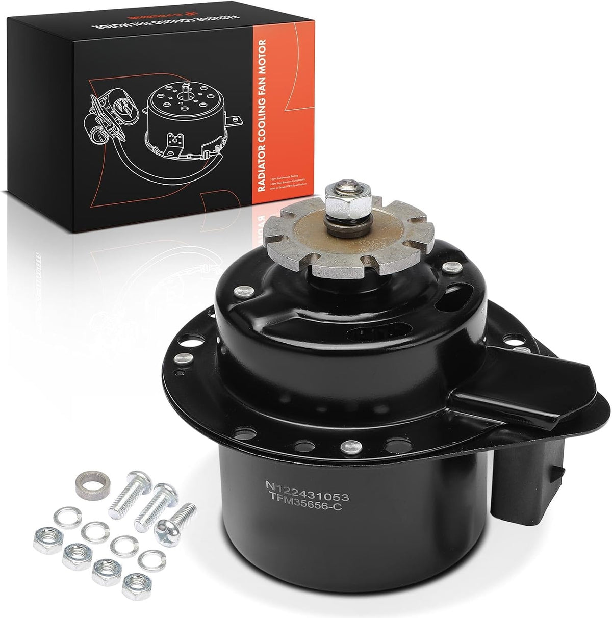 Radiator Cooling Fan Motor for Chevrolet Cavalier 1985-2005, Lumina 1990-2001, Pontiac Sunfire 1995-2005, Grand Am 1985-1995, Buick LeSabre 1985-1999