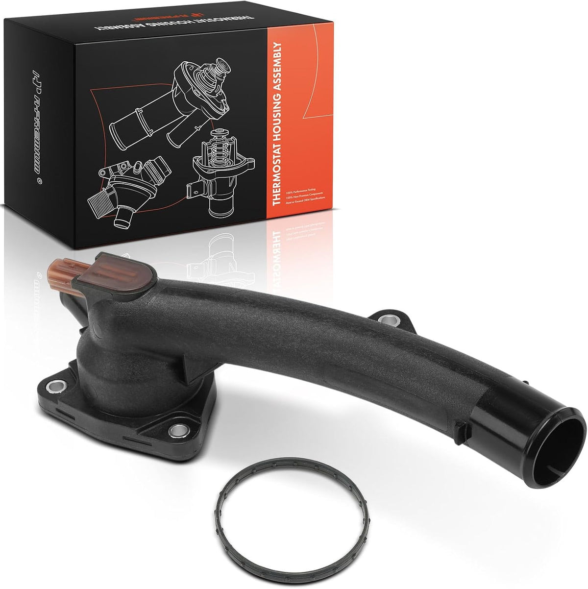 Thermostat Housing Assembly for Toyota Camry 2018-2022, Highlander 2017-2022, Sienna 2017-2020, Avalon 2019-2022, Lexus RX350 2016-2022, 3.5L V6