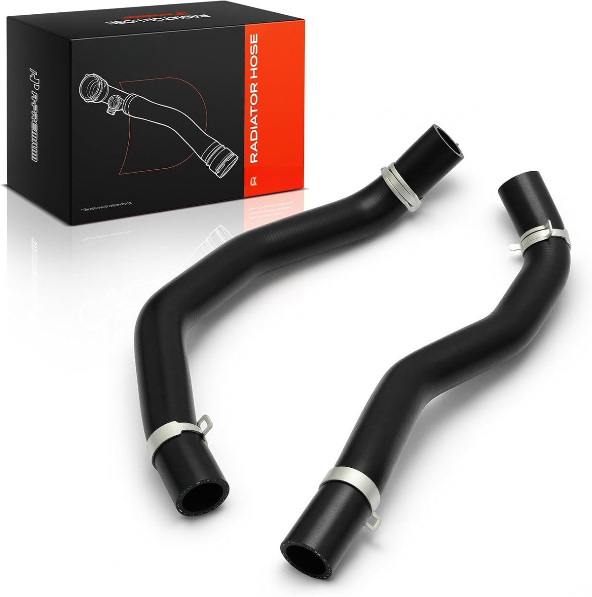 Upper and Lower Radiator Hose Kit with Clamps for Honda Accord 2003-2007, 2.4L L4