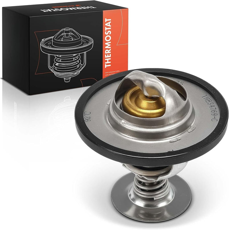Engine Coolant Thermostat, 92°C, for Chevrolet Silverado 1500 1999-2013, Express 1500 1996-2014, Tahoe 1996-2000