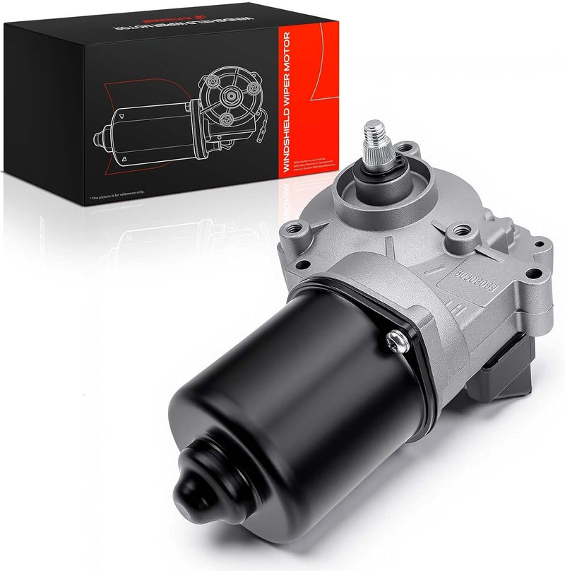 Front Windshield Wiper Motor with 8-Pin Connector for Cadillac CTS 2003-2007 (Connector on Left Side), SRX 2004-2006