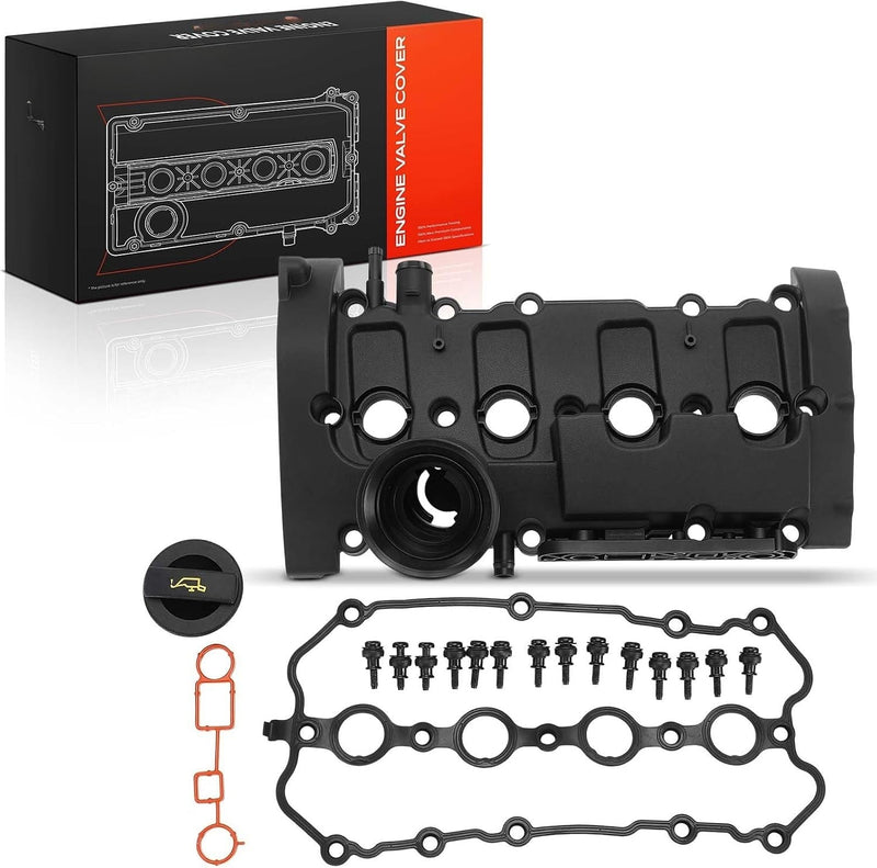 Engine Valve Cover Kit for Volkswagen GTI 2006-2008, Jetta 2006-2008, Golf R 2012-2013 2.0L Turbo