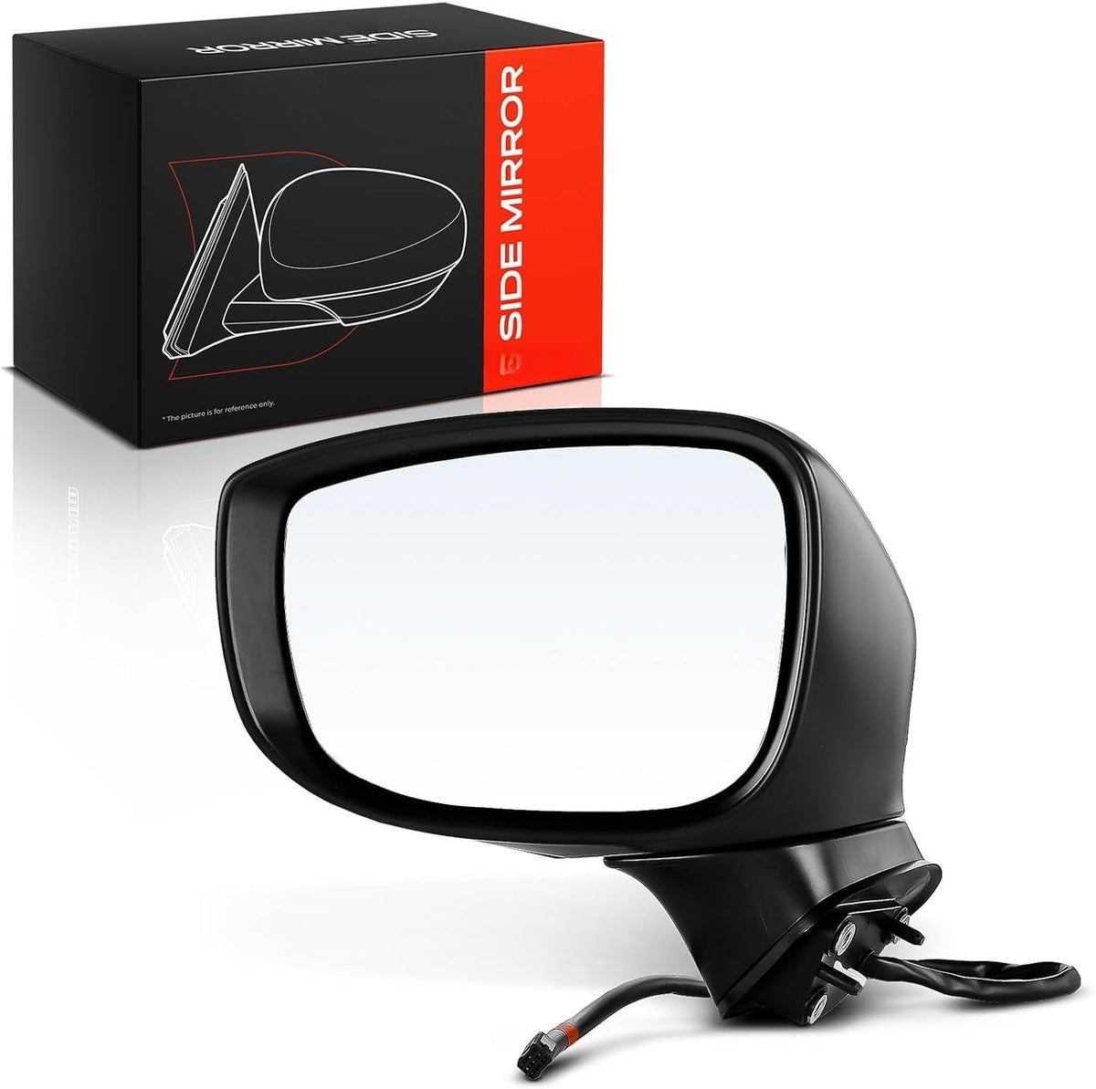 Front Left Driver Side Power Door Mirror for Mazda CX-5 2017-2022, Blind Spot Monitoring