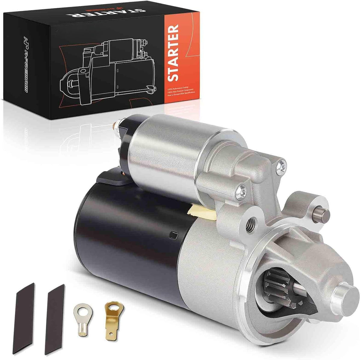 Starter Motor for Ford Taurus 2000-2007, Mercury Sable 2000-2004, 3.0L V6 OHV, 12V 12 Teeth Clockwise