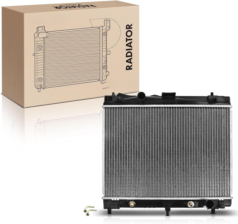 Engine Coolant Radiator with Transmission Oil Cooler for Toyota Yaris 2007-2015, Scion xD 2008-2014, 1.5L 1.8L