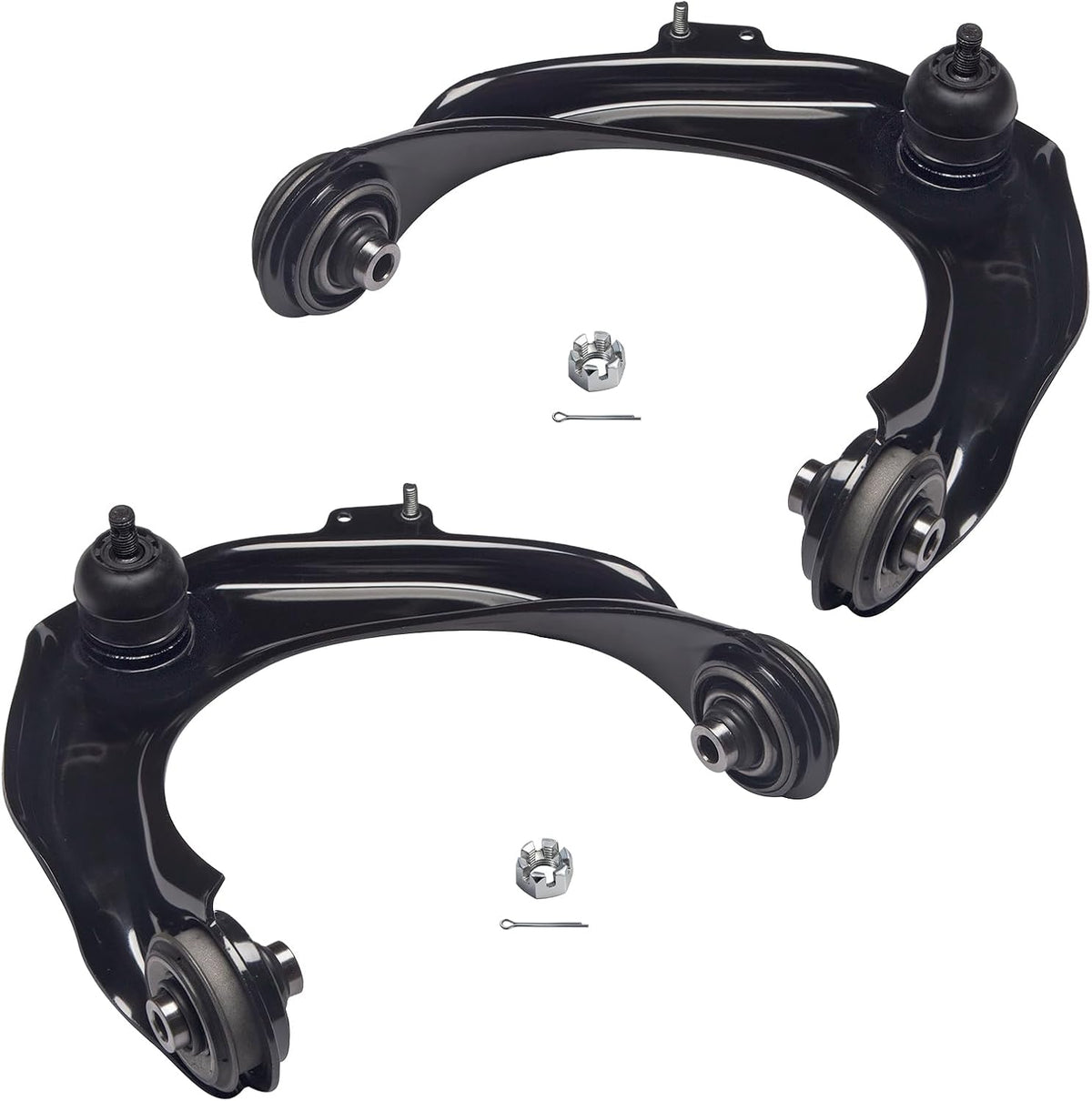Front Upper Control Arm and Ball Joint Assembly Compatible Acura CL TL Honda Accord Driver Passenger Side  2PCS K620284 K620285 Left Right Professional Suspension