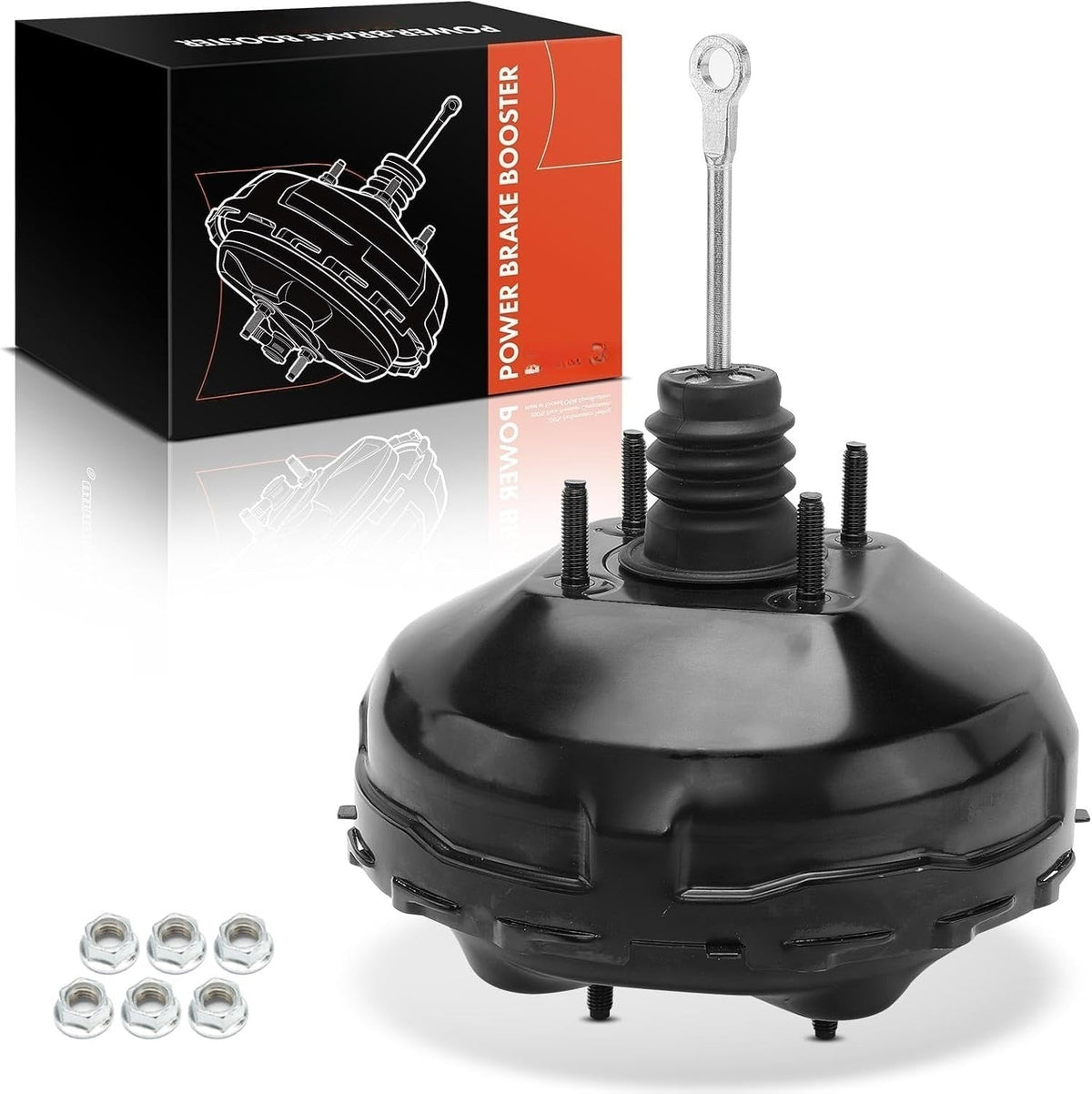 Dual-Diaphragm Vacuum Brake Booster for Chevrolet and GMC C2500, K2500 1997-2000, Brake Code JB6/JB7