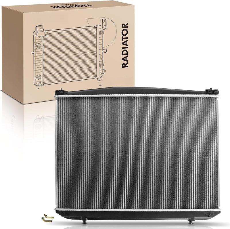 Engine Coolant Radiator for Toyota Highlander 2014-2016, 2.7L L4, 3.5L V6, Without Tow Package, with Transmission Oil Cooler