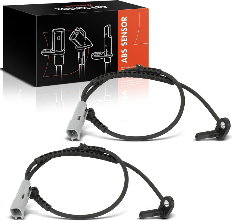 Front ABS Wheel Speed Sensor Set of 2, Left and Right, for Buick Encore 2013-2022, Chevrolet Trax 2013-2022