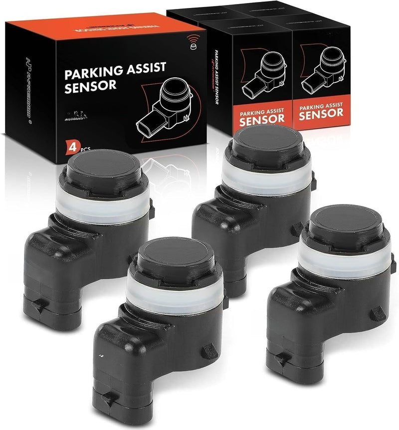 Parking Assist Sensor Set of 4 for Jeep Wrangler 2018-2023, Gladiator 2020-2023, Ram 1500, 2500, 3500 2019-2023