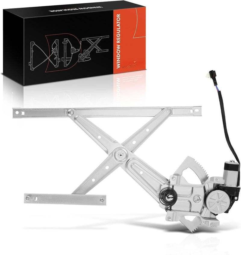 Front Left Driver Side Power Window Regulator with Motor for Kia Sorento 2003-2009 Sport Utility, 2-Pin Motor Connector