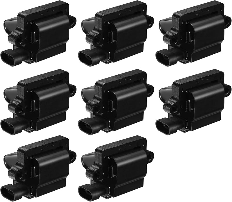 Ignition Coil Set of 8 for Chevrolet and GMC GM 5.3L to 6.0L V8 Trucks and SUVs, Replaces UF271