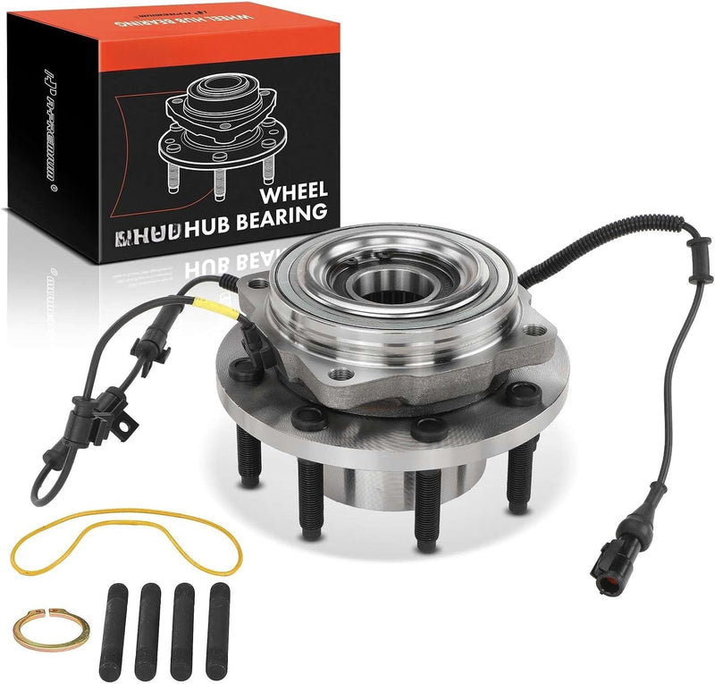 Front Wheel Bearing and Hub Assembly with ABS for Ford F-250 Super Duty, F-350 Super Duty 2005-2010, 4WD SRW, 8-Lug