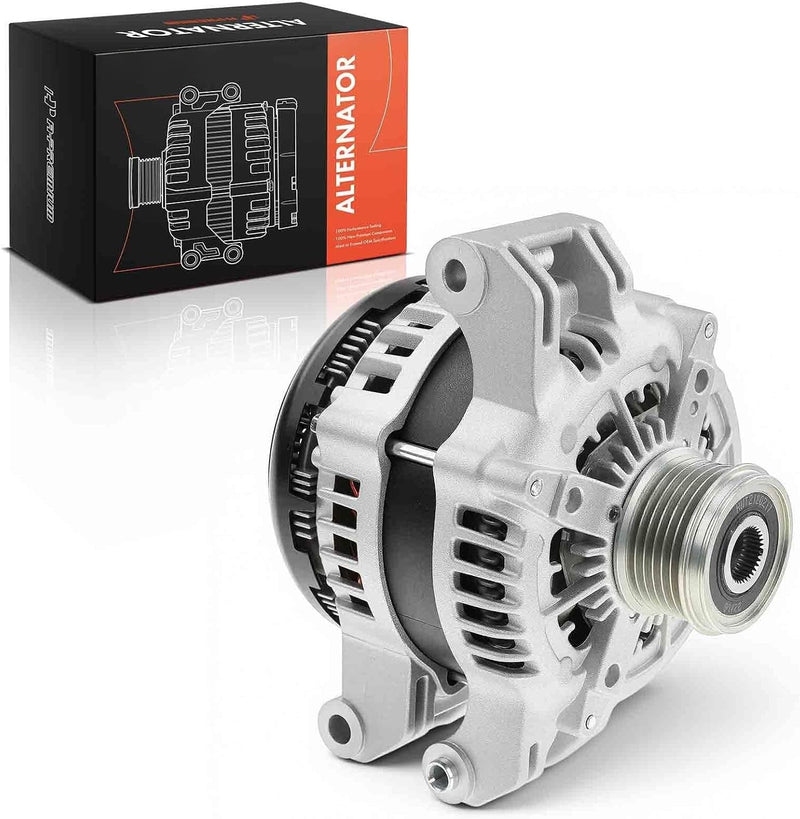 Alternator for Jeep Grand Cherokee 2011-2021, Dodge Charger 2011-2023, Durango, Ram 1500 Classic 2019-2023, 3.6L V6