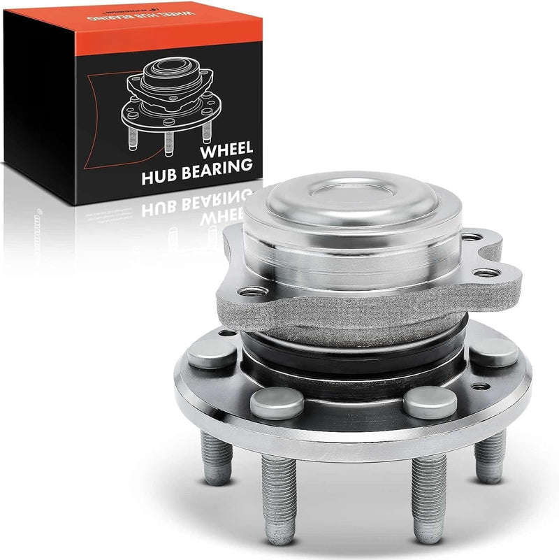 Front Wheel Bearing and Hub Assembly, 6-Lug, for Chevrolet Colorado 2015-2020, GMC Canyon 2015-2020, RWD