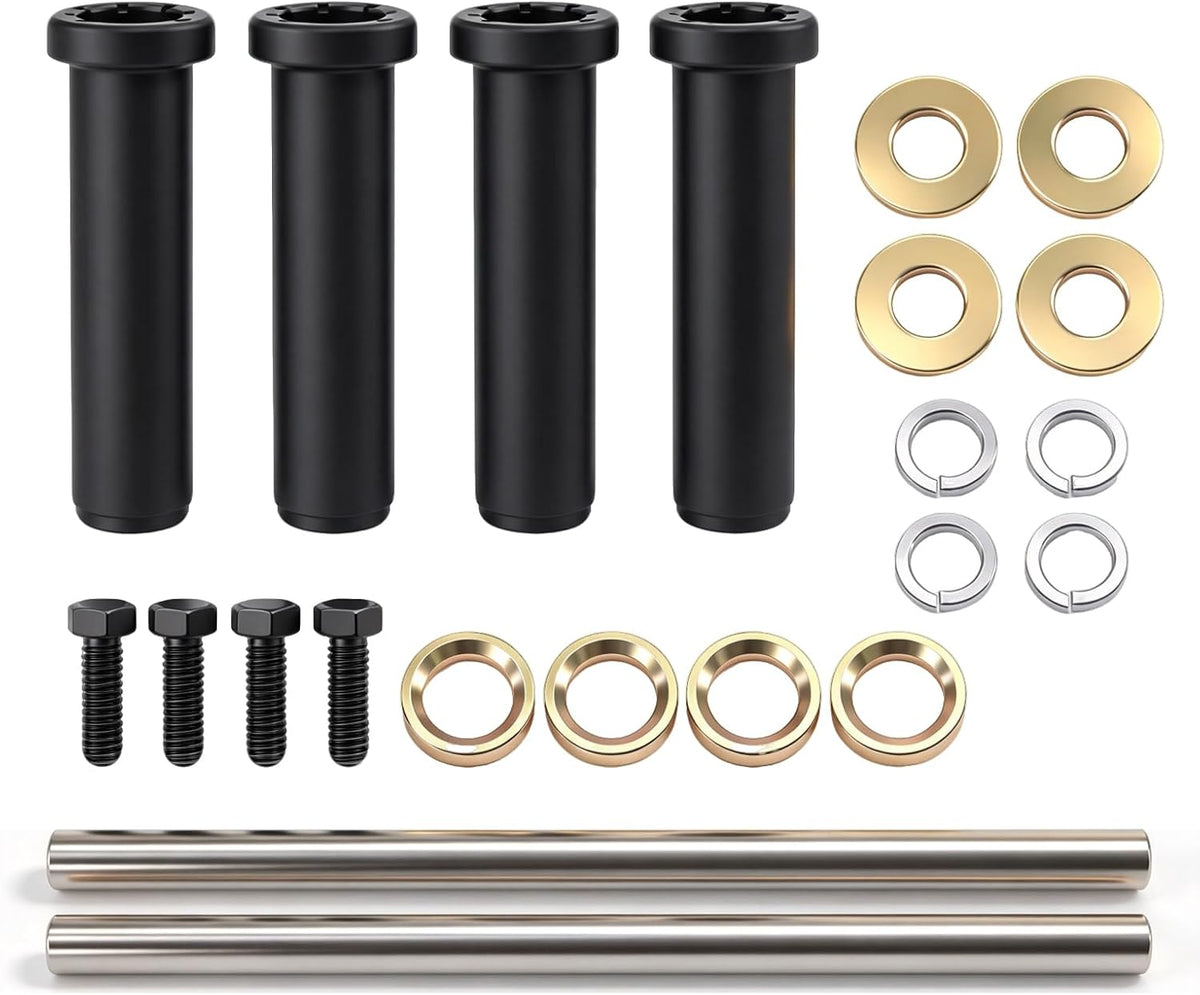 Front Lower A-Arm Bushing and Shaft Kit for Polaris Sportsman 400 1994-2014, 500 1996-2013, 800 2005-2014, Magnum, Trail Boss, Xplorer