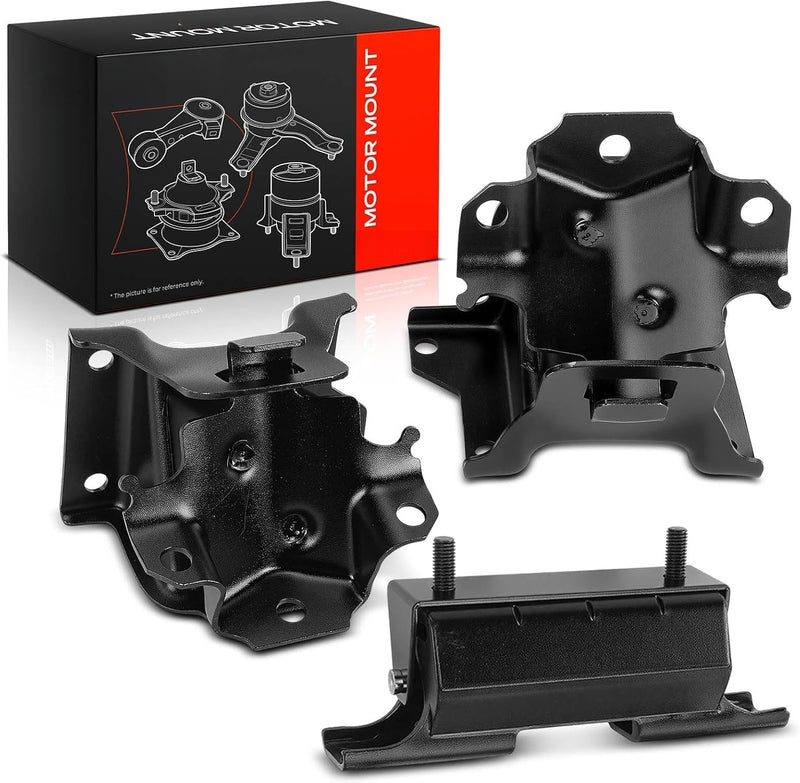 Motor Mount and Transmission Mount Kit for Chevrolet Silverado 2500 HD 2001-2010, GMC Sierra 2500 HD 2001-2010 6.6L 8.1L V8