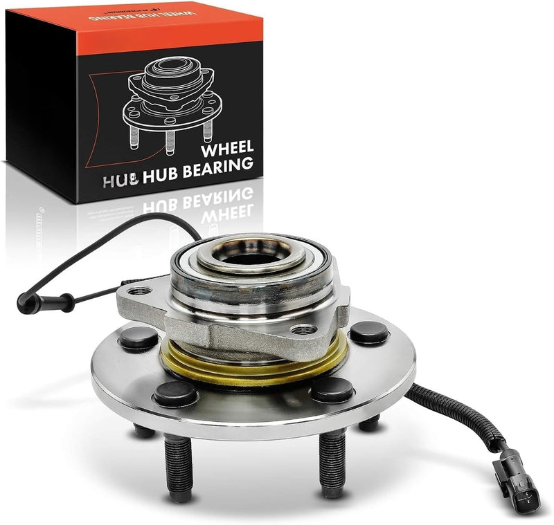 Front Wheel Bearing and Hub Assembly with ABS for Dodge Ram 1500 2006-2009, 5 Lug