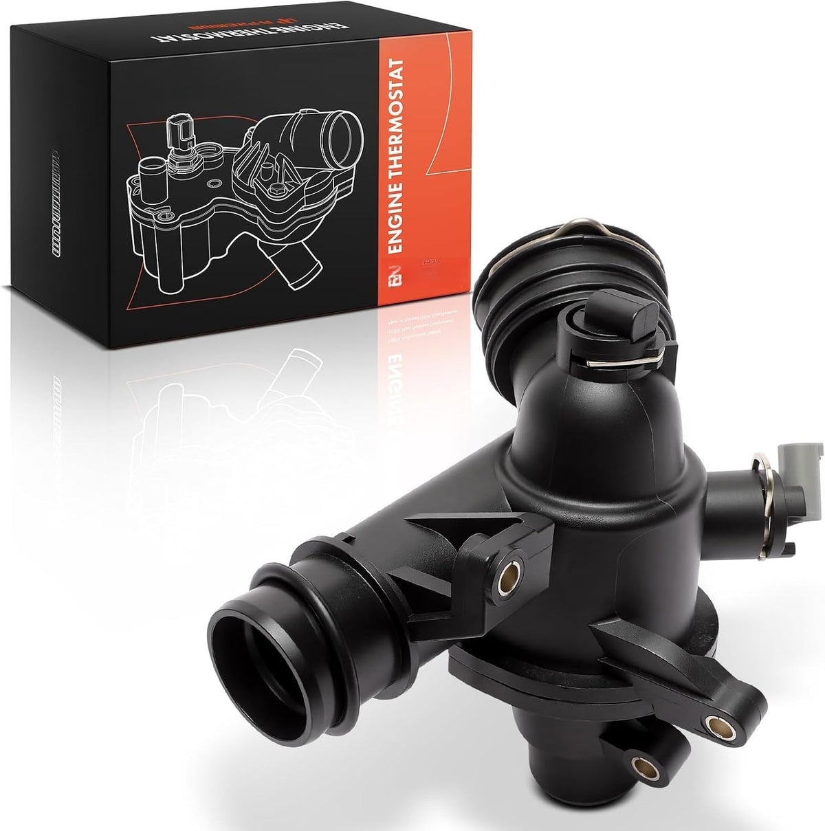 Thermostat Housing Assembly for Mercedes-Benz Sprinter 2500, 3500 2014-2017, E250 2014-2016, GLK250 2013-2015, GLE300d 2016-2017, 2.1L
